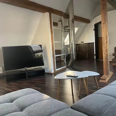 Maisonette Family & Business Naehe Heidelberg I Kueche I 6 Schlafplaetze アパート ジンスハイム